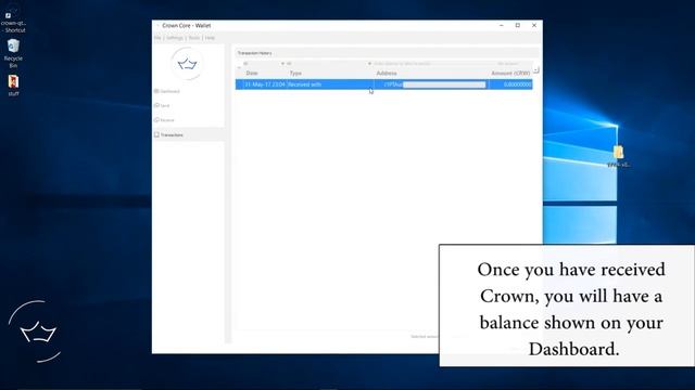 How-to: Crown Wallet (for Windows) смотреть онлайн