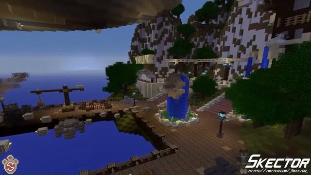 Lobby Skywars " Steampunk Fantasy " ( Minecraft ) смотреть онлайн