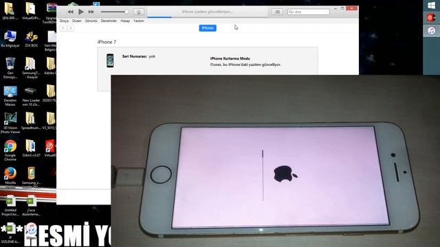 İPHONE 7 (İTUNES- RESTORE HATASI-GÜNCELLEME SORUNU)ÇÖZÜMÜ SON SÜRÜM YÜKLEME смотреть онлайн