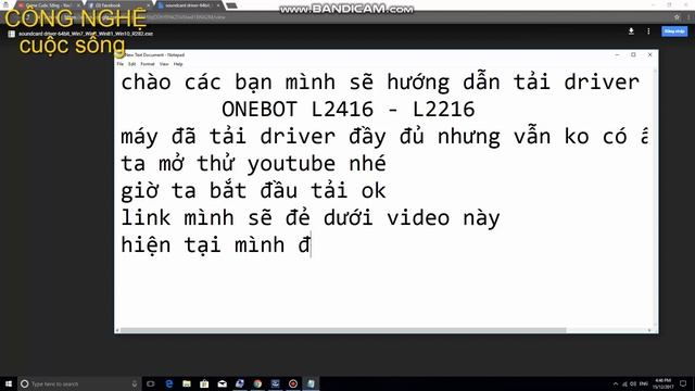 Hướng Dẫn Cài Và Tải Driver Audio ONEBOT L2416 - L2216 (Công Nghệ Cuộc Sống) смотреть онлайн