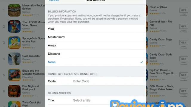 How to create free USA iTunes account | Review App смотреть онлайн