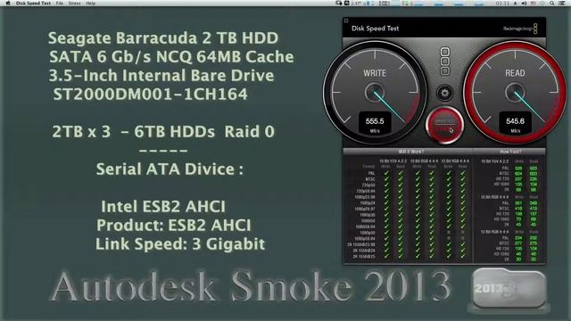 Seagate Barracuda 3 x 2TB 6TB raid 0 ST2000DM001 смотреть онлайн