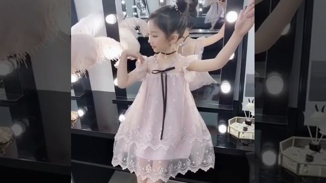 2020 летнее платье vestidos для девочек кружевное принцессы без рукавов в стиле принцесса милое смотреть онлайн