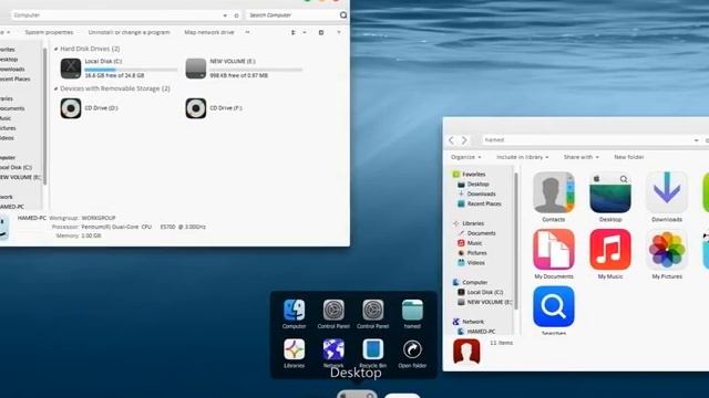 ISO 8 theme for window xp/7/8 смотреть онлайн