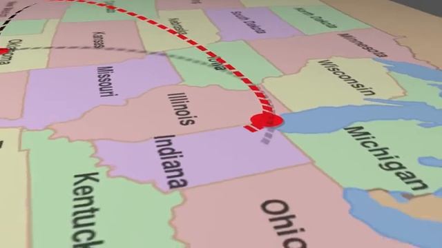 Travel By Map Animation смотреть онлайн