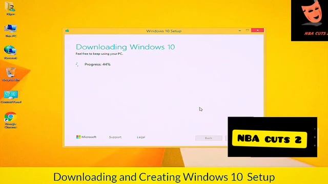 #windows #windows10 How to upgrade windows 8.1 to windows 10 easily at home смотреть онлайн