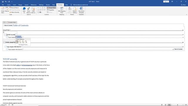 How to Create a Manual Table of Contents in Word 2019 смотреть онлайн