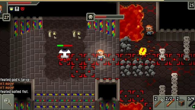 Yog fight with Perfect Tank Warrior(Berserker) build Shattered Pixel Dungeon смотреть онлайн