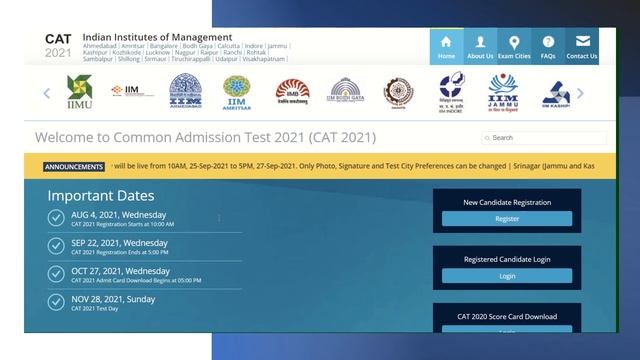 CAT 2021 Edit Window | Form Edit Must | Photo Signature | Can edit cat form | Test Center |CAT 202 смотреть онлайн