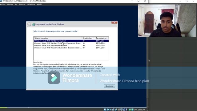 Tutorial de como instalar Windows Server 2016 en Virtual Box смотреть онлайн