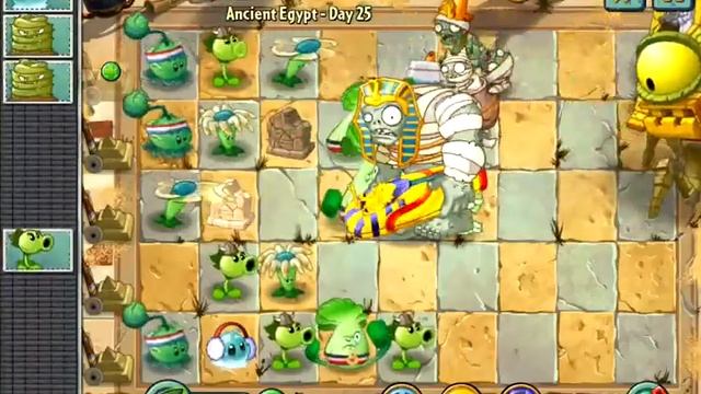 Plants vs. Zombies 2 Again Dr Zomboss Ancient Egypt Gargantuar ios iphone gameplay смотреть онлайн