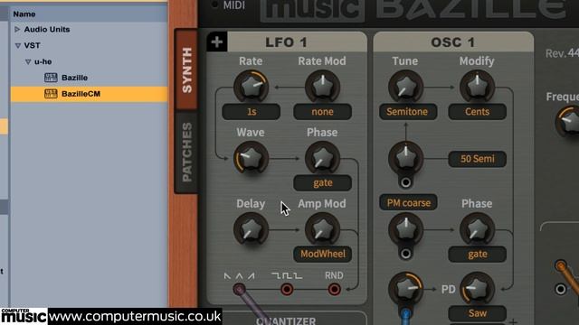 Patching your first sound with u-he Bazille CM смотреть онлайн