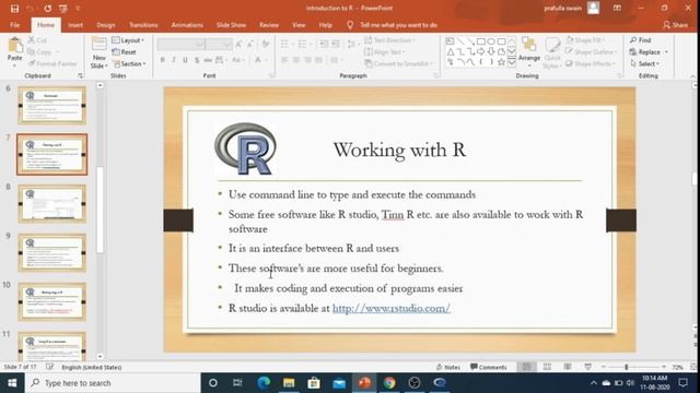 Introduction to R 01 смотреть онлайн
