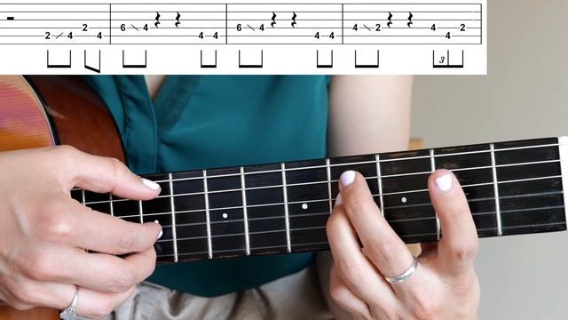 Fleetwood Mac - Albatross Guitar Instrumental Tutorial | Tab & Close up смотреть онлайн