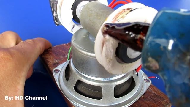 Make Free energy generator in speaker Magnet With DC motor at home - Easy DIY projects 2019 смотреть онлайн