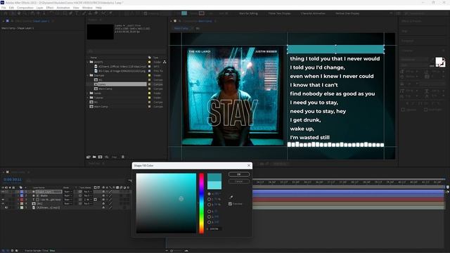 Cómo HACER VIDEOLYRICS PROFESIONALES en AFTER EFFECTS (el MEJOR MÉTODO) смотреть онлайн