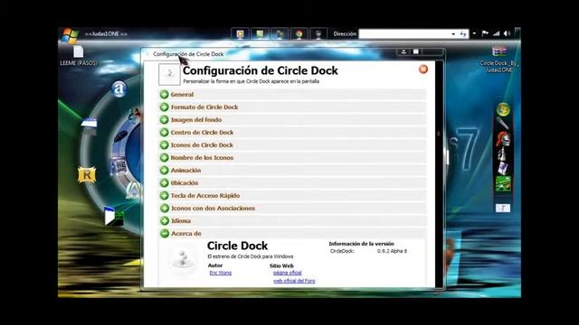 Descargar, instalar y personalizar circle dock para windows 7 смотреть онлайн
