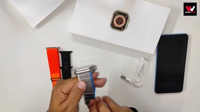 Apple Watch Ultra Clone unboxing | MT8 Ultra Smartwatch 2999 only with Alpine loopback strap смотреть онлайн