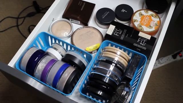 EVERYDAY MAKEUP DRAWER | SHOP MY STASH | PAT MCGRATH, SMASHBOX, ELF, MAC смотреть онлайн