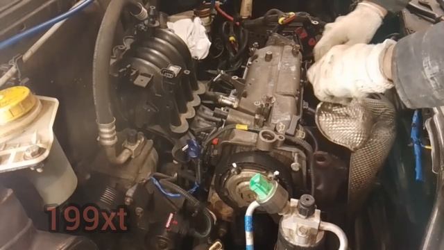 Снятие ГБЦ ФИАТ Альбеа 1.4, замена прокладки