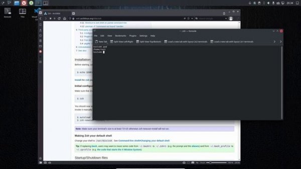 Installing ZSH - Arch Linux
