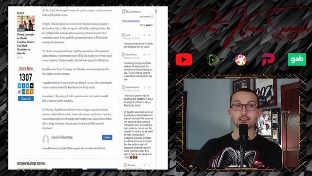 Florida Good: No Vaccine Passport | Florida Bad: Digital Drivers License смотреть онлайн