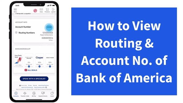 How to View Routing and Account Number of Bank of America | 2023 смотреть онлайн