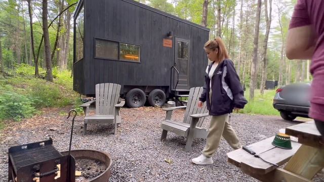 Birthday Glamping Vlog | Getaway House | Catskills New York| The Big Apple Girl смотреть онлайн