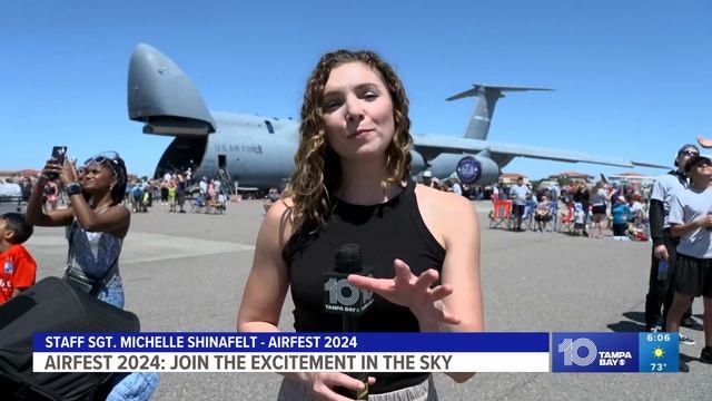 Friday's festivities at Tampa Bay Airfest 2024 смотреть онлайн