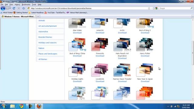 Tutorial - How to Download Windows 7 Themes Free and Install Them смотреть онлайн