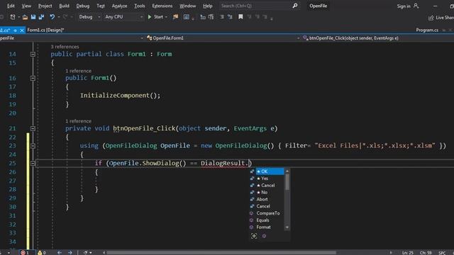 C# Open File Dialog Browser File - Open File via UI смотреть онлайн