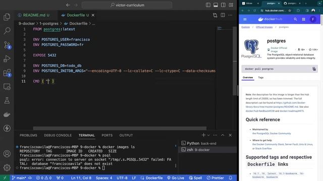 1-Docker-PostgreSQL смотреть онлайн