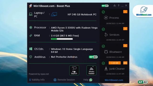 Boost speed of your Laptop with Net Protector Windows Booster - Features and Installation. смотреть онлайн