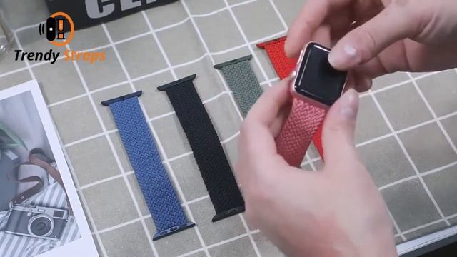 Braided Solo Loop Bands for Apple Watch Series 6/SE/5/4/3/2/1 смотреть онлайн