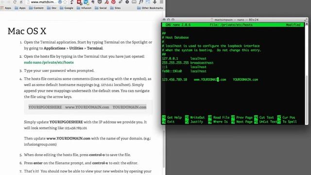 How to Update Host File on Mac OS X смотреть онлайн