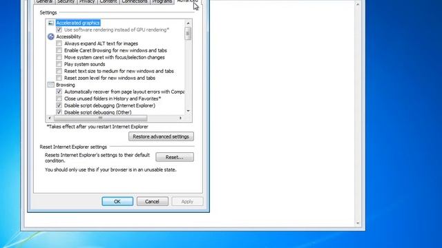 Reset Internet Explorer 9 setting [Win7] смотреть онлайн