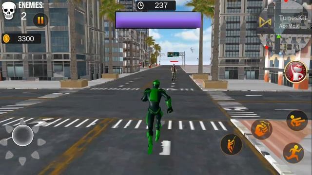 Green Rope Hero Crime City Games – Police Simulator Gangstar Crime смотреть онлайн