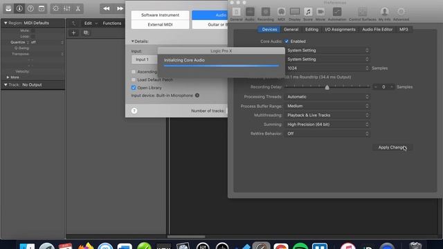 How to change Audio Devices (I/O) in Logic Pro X смотреть онлайн