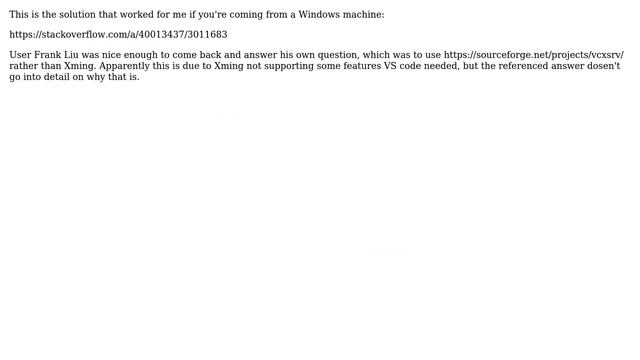 Is it possible to X11 Forward Visual Studio Code on Ubuntu Server 14.04? (2 Solutions!!) смотреть онлайн