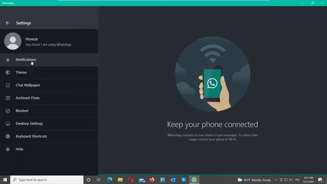 How to Disable Sound Notification WhatsApp on Windows смотреть онлайн