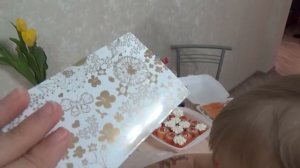 Мини видео сняли только что ♡ Показываем подарочки от бабушки и прабабушки