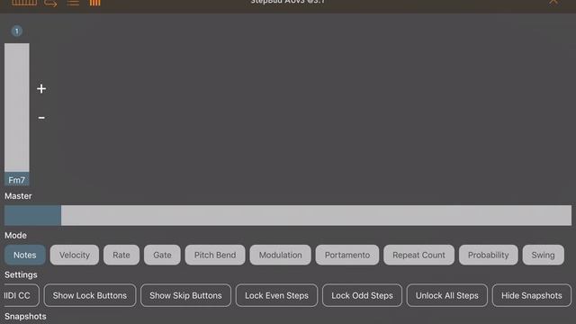 StepBud AUv3 Midi Sequencer Editor- How to use snapshots смотреть онлайн