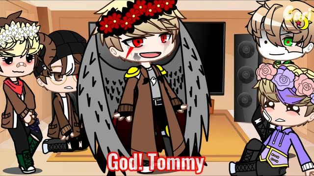 Mcyt react to TommyInnit aus [Bad apple]// Gacha club reaction video// short :D смотреть онлайн