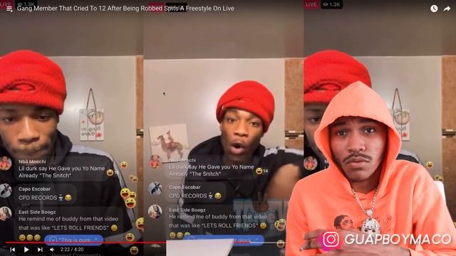 THE “GANGSTER” WHO CRIED TO THE POLICE IS STILL TALKING TOUGH 🤦🏽♂️ SMH ( REACTION ) смотреть онлайн