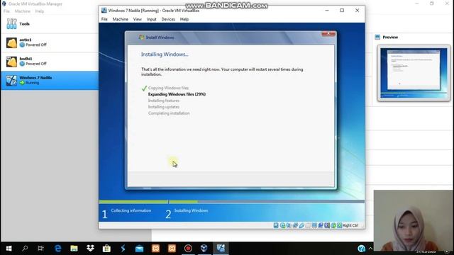 Tutorial Instalasi Windows 7 di Virtualbox смотреть онлайн
