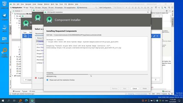How To Install Google Play On Custom Virtual Android Device | Android Studio смотреть онлайн
