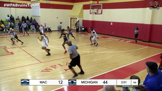 2017 Western PA Bruins Tip-Off Classic: MAC Basketball vs. Michigan Crossover смотреть онлайн