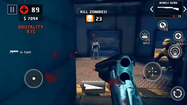 Dead Trigger 2 - Benelli 828U Mk10 (Gameplay) смотреть онлайн