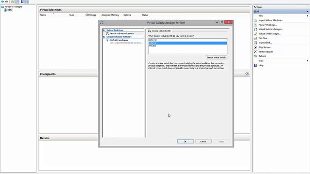 Install Hyper-V on Windows 8.1 and configure Virtual Switch смотреть онлайн