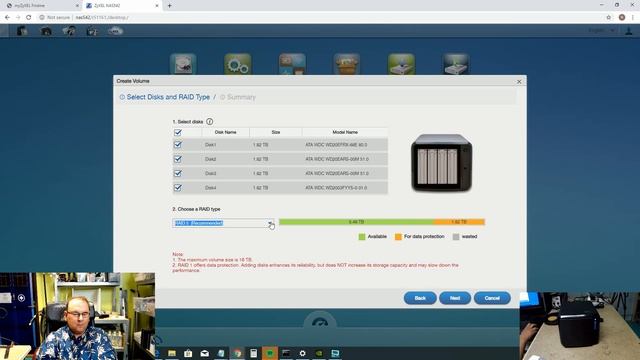 ZyXEL NAS542 setup смотреть онлайн